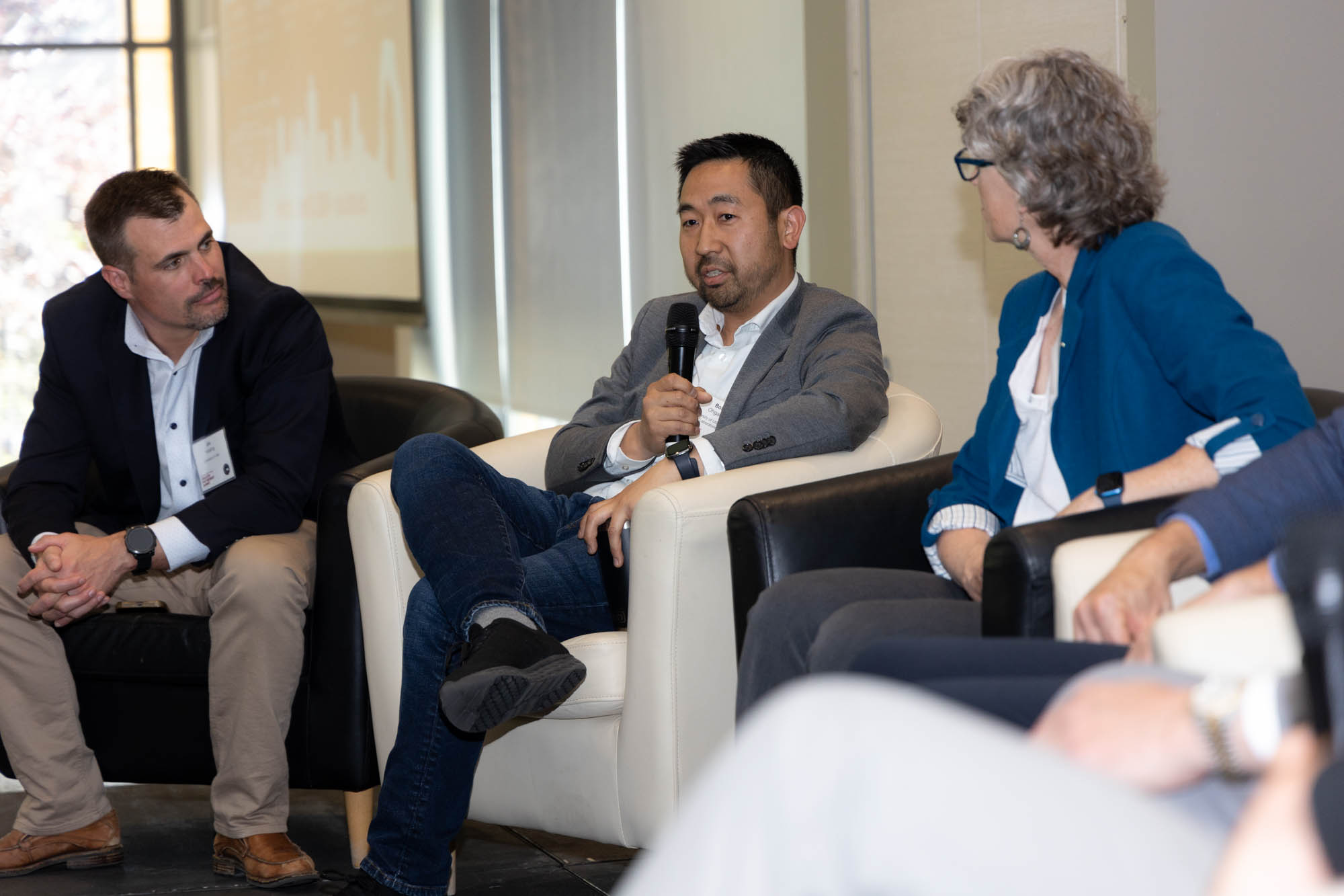 Health care panelists at the One-U RAI Industry Partnership Summit